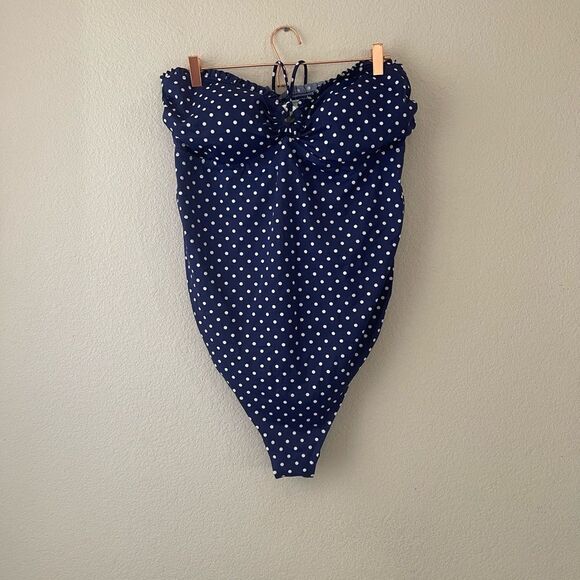 Motherhood maternity polka‎ dot one piece - Picture 1 of 7